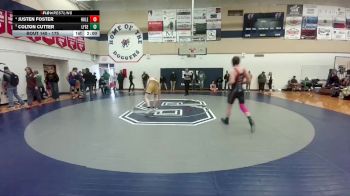 175 lbs Quarterfinal - Colton Cutter, Lingle-Ft. Laramie/Southeast vs Justen Foster, Hulett