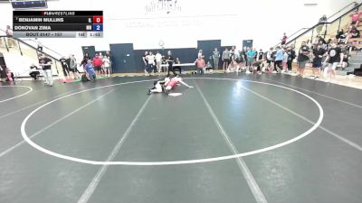 157 lbs Champ. Round 1 - Benjamin Mullins, IL vs Donovan Zima, MN
