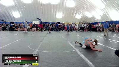 106 lbs Round 6 (8 Team) - Kaden Orndorff, FORGE vs Micheal Rusinko, Phoenix WC