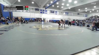 155 lbs Champ. Round 1 - Kim Perez Gomez, Downey vs Lilyanna Kittinger, Chaparral