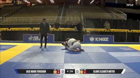 Claire Elizabeth Meyer vs Julie Marie Ferguson 2025 Pan Jiu Jitsu IBJJF Championship