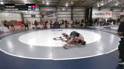 65 kg Champ. Rd Of 64 - DJ Gillett, Beaver Dam Wrestling Regional Training Center vs Conor Collins, West Point Wrestling Club