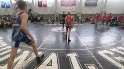 88 lbs Blade Pehrson, Utah Black vs Mason Ebner, Nebraska