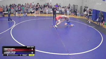 144 lbs Cons. Round 3 - Tristyn Bell, Crow Mat Club vs Landen Dean, Hillsboro Mat Club