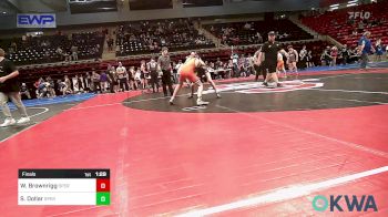 110 lbs Final - Watson Brownrigg, Sperry Wrestling Club vs Shane Dollar, Sperry Wrestling Club