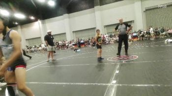 72 lbs Round 6 (8 Team) - Jack Cadwell, Washington Dual Team vs Hallie Burgess, Alpha Elite