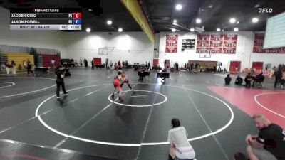 98-108 lbs Round 3 - Jaxon Powell, Reverence Grappling vs Jacob Cosic, Peterson Grapplers