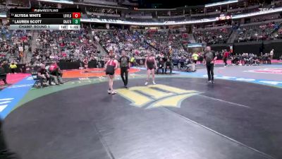 G135-5A Champ. Round 1 - Lauren Scott, Chatfield Girls vs Alyssa White, Loveland Girls