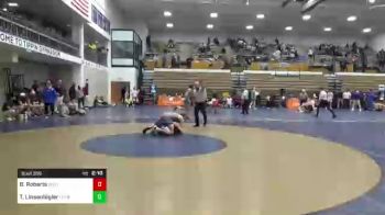 149 lbs Consi Of 8 #2 - Brayden Roberts, West Virginia vs Ty Linsenbigler, Lock Haven-Unattached