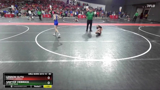 85 lbs Semifinal - Sawyer Viebrock, St Croix Falls vs Lennon Guth ...