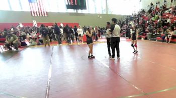 110 lbs Quarterfinal - Caylee Olivas, El Paso vs Mia Saenz, El Paso Riverside