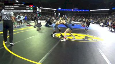 120 lbs Consi Of 32 #2 - Jonah Blackwell, Central Catholic (SJ) vs Alijah Ortiz, Clovis North (CS)