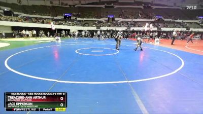 Kids Rookie Rookie 3-5 HWT B 1st Place Match - Treazure-ann Arthur, Bull Island Grappling vs Jace Epperson, Smithfield Youth Wrestling