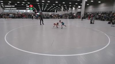 45 lbs Cons. Sub-quarters - Landen Spinks, Minnesota vs Connor Poe, Alabama