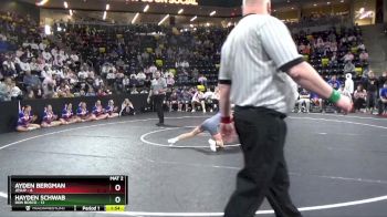 106 lbs Quarterfinal - Hayden Schwab, Don Bosco vs Ayden Bergman, Jesup