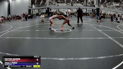 100 lbs Placement (4 Team) - Payton George, MGW Lost Souls vs Paola Perez, RaZor GWC