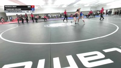 120 lbs 3rd Place Match - Patricia Bray, Vasky Bros\Pitman Wrestling Club vs Caroline Collins
