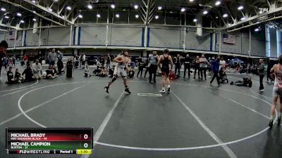 130 lbs Round 3 (4 Team) - Michael Campion, Buxton vs Michael Brady, Mat Assassins Black