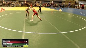 85 lbs Champ. Round 1 - Noah Hill, Benson vs Bane Ramsay, Caledonia/Houston