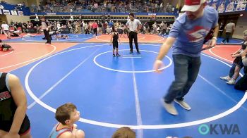 66 lbs Semifinal - Chris Tsosie, Claremore Wrestling Club vs Kaisen Kelley, Pryor Tigers
