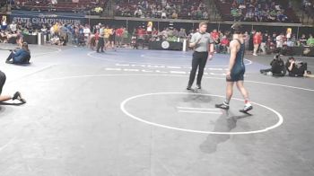 D 1 150 lbs Cons. Round 3 - Dominic Ruggieri, Southside vs Khristian Wright, Slidell