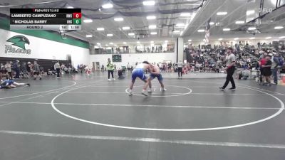 285 lbs Round 2 - Nicholas Barry, Heritage High School vs Lamberto Campuzano, Rocks Wrestling Club