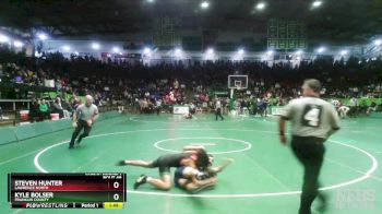 138 lbs Champ. Round 1 - Steven Hunter, Lawrence North vs Kyle Bolser, Franklin County