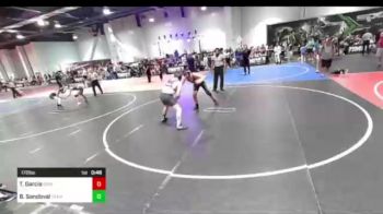 172 lbs 2nd Place - Tavier Garcia, Grindhouse WC vs Braeden Sandoval, Team Pueblo