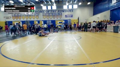 150 lbs Champ. Round 1 - Hunter Prosen, Camden County Outsiders vs Kealan Sieni, Cocoa Beach WC
