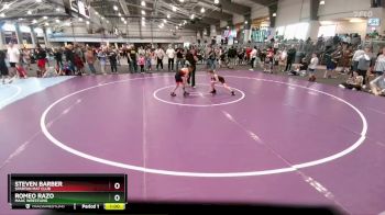 61 lbs Champ. Round 1 - Romeo Razo, MAAC Wrestling vs Steven Barber, Spartan Mat Club