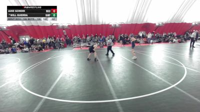 16U Boys - 120 lbs Champ. Round 1 - Beck Dammann, Wrestling Factory vs Connor Herro, Wisconsin