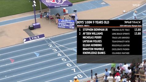 Youth Boys' 100m, Finals 7 - Age 9