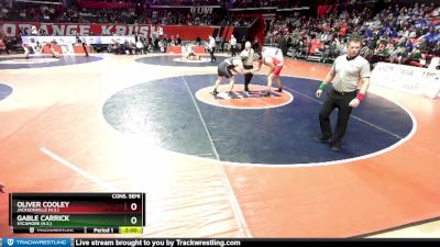 2A 215 lbs Cons. Semi - Oliver Cooley, Jacksonville (H.S.) vs Gable Carrick, Sycamore (H.S.)
