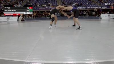 174 lbs Quarterfinals (8 Team) - Nolan Rowley, Albion vs Ty Finn, NYU