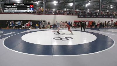 74 kg Champ. Rd Of 64 - Chase Hontz, Blue & Gold Wrestling Club vs Tyler Goebel, Askren Wrestling Academy