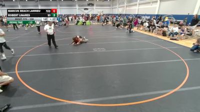 138 lbs Champ. Round 3 - Marcus Beach Larrieu, Unattached vs Robert Linares, Wrestling University