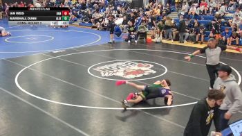 118 lbs Cons. Round 2 - Ian Weis, Hamburg vs Marshall Dunn, Alexander