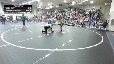 100 lbs Cons. Round 3 - Mary Frey, Fountain Valley vs Tiffany Hernandez, Palmdale