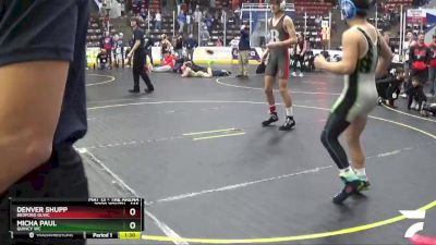 145 lbs 3rd Place Match - Denver Shupp, Bedford GLWC vs Micha Paul, Quincy WC