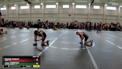 110 lbs Round 4 (10 Team) - Cole Wireman, Dayton Bandits vs Mason Ganley, SHWA