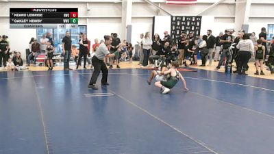 59 lbs Quarters - Keanu Lemrise, Redwood Wrestling Club vs Oakley Newby, Westlake Wrestling Club