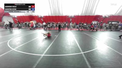 78 lbs Cons. Round 3 - Andrew Hole, RT Elite Wrestling vs Quinten Syse, RT Elite Wrestling