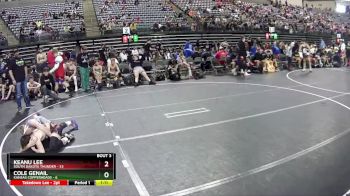 125 lbs Quarterfinals (8 Team) - Keanu Lee, South Dakota Thunder vs Cole Genail, Kansas Copperheads