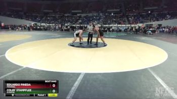 6A-215 lbs Cons. Round 3 - Colby Stampflee, Glencoe vs Eduardo Pineda, McDaniel