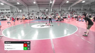 56 lbs Rr Rnd 3 - Chelsea Price, Illinois Cornstars vs Hunter Mattison, Buffalo Valley Wrestling Club - Black