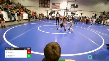 55 lbs Round Of 16 - Divine Scott, Pin-King All Stars vs Cruz Nixon, Claremore Wrestling Club