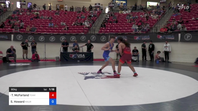 80 kg Rnd Of 32 - Terrell McFarland, Team Pennsylvania vs Sam Howard ...