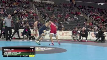 215 lbs Semifinal - Will Clark, Crown Point vs Jackson Weingart, Indianapolis Cathedral