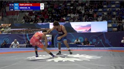 79 kg Qualif. - Maksat Tabyldyev, Kyrgyztan vs William Henckel, United States