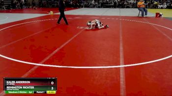 57 lbs Champ. Round 1 - Remington Richter, Grand Rapids vs Kaleb Anderson, St. Peter